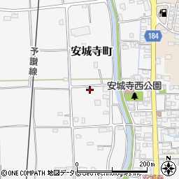 愛媛県松山市安城寺町1366周辺の地図