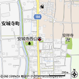 愛媛県松山市安城寺町1295周辺の地図