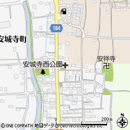 愛媛県松山市安城寺町1293周辺の地図