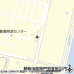 トヨタ輸送　新門司営業所周辺の地図