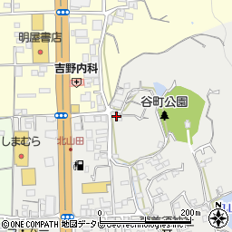 愛媛県松山市谷町451周辺の地図
