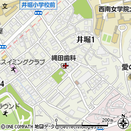 縄田歯科医院周辺の地図