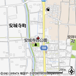 愛媛県松山市安城寺町1305周辺の地図