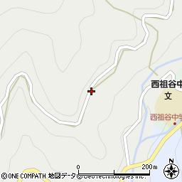 徳島県三好市西祖谷山村西岡155-1周辺の地図