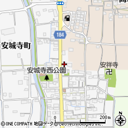 愛媛県松山市安城寺町1297周辺の地図