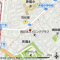 セブンイレブン小倉井堀４丁目店周辺の地図