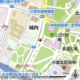 勝山公園(市立文学館前)周辺の地図