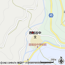 徳島県三好市西祖谷山村西岡89-3周辺の地図