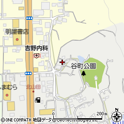 愛媛県松山市谷町471周辺の地図