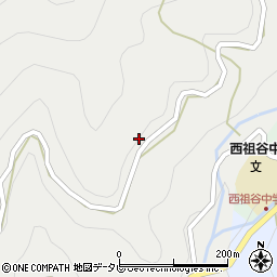 徳島県三好市西祖谷山村西岡202周辺の地図