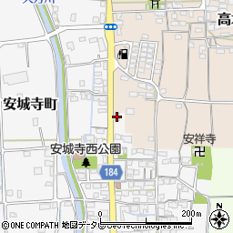 愛媛県松山市安城寺町1301周辺の地図