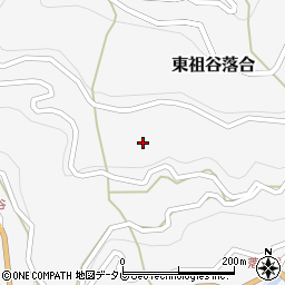 徳島県三好市東祖谷落合169周辺の地図