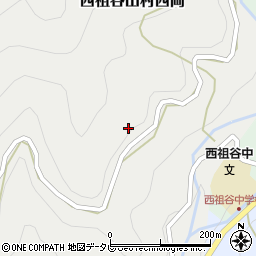 徳島県三好市西祖谷山村西岡198周辺の地図