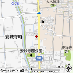 愛媛県松山市安城寺町1310周辺の地図