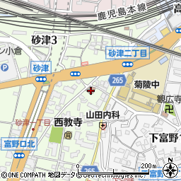 小倉砂津郵便局 ＡＴＭ周辺の地図
