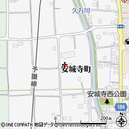 愛媛県松山市安城寺町1494周辺の地図