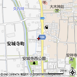 愛媛県松山市安城寺町1312周辺の地図