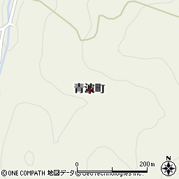 愛媛県松山市青波町周辺の地図