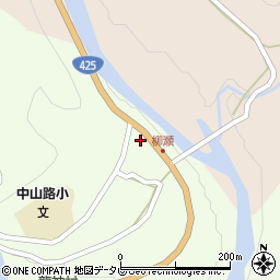 和歌山県田辺市龍神村柳瀬12周辺の地図