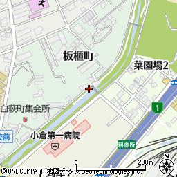 福岡県北九州市小倉北区板櫃町21周辺の地図