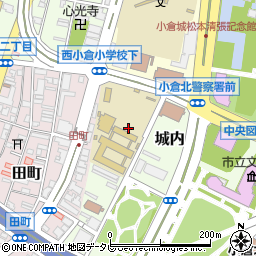 福岡県北九州市小倉北区城内6周辺の地図