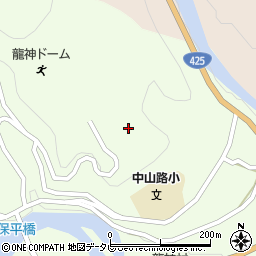 田辺市立　多目的運動施設・龍神ドーム周辺の地図