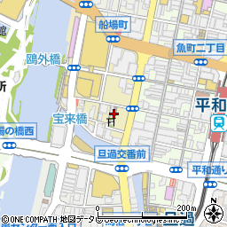 小倉船場郵便局周辺の地図
