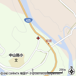 和歌山県田辺市龍神村柳瀬1周辺の地図