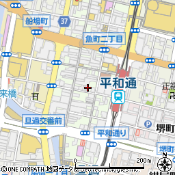 福岡県北九州市小倉北区魚町周辺の地図