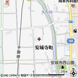 愛媛県松山市安城寺町1496周辺の地図
