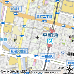 福岡県北九州市小倉北区魚町周辺の地図