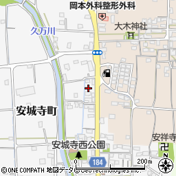 愛媛県松山市安城寺町1313周辺の地図