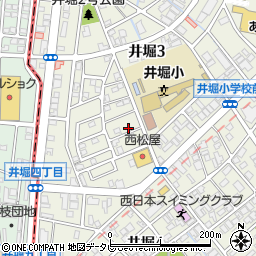 ボディケア・井堀ラボ周辺の地図