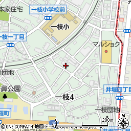 小竹荘周辺の地図