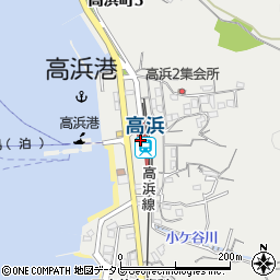高浜駅周辺の地図