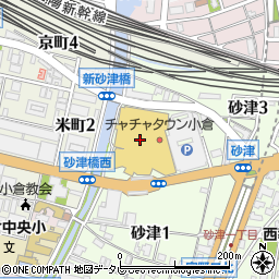 チャチャタウン小倉２Ｆ　ザ・スーパースーツストア周辺の地図