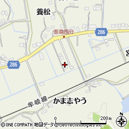 徳島県阿南市内原町養松27-21周辺の地図