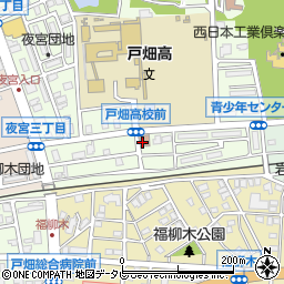 北九州市立　夜宮児童館周辺の地図