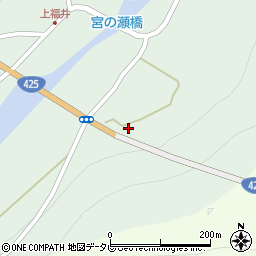 和歌山県田辺市龍神村福井2134周辺の地図