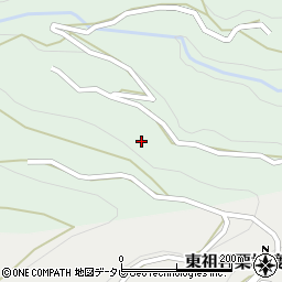 徳島県三好市東祖谷奥ノ井43周辺の地図