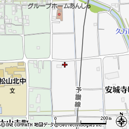 愛媛県松山市安城寺町1414周辺の地図
