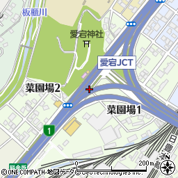 福岡県北九州市小倉北区菜園場周辺の地図