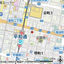 快活ＣＬＵＢ　小倉鍛冶町店周辺の地図