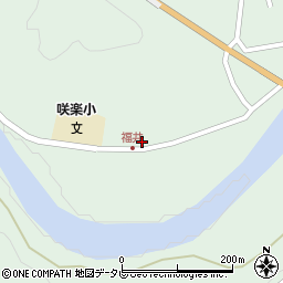 和歌山県田辺市龍神村福井1087周辺の地図