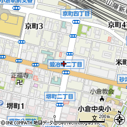 福岡県北九州市小倉北区米町周辺の地図