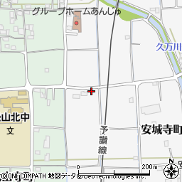 愛媛県松山市安城寺町1415周辺の地図
