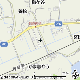 徳島県阿南市内原町養松27-9周辺の地図