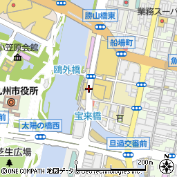 福岡県北九州市小倉北区船場町周辺の地図