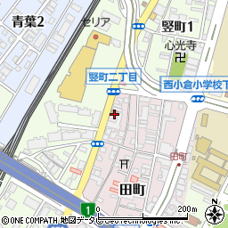 小倉田町郵便局周辺の地図