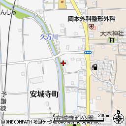 愛媛県松山市安城寺町1321周辺の地図